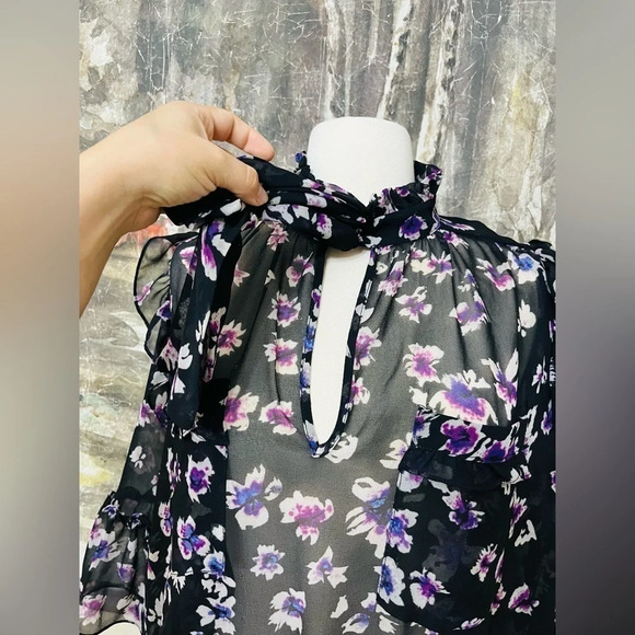 MISA Los Angeles Lillie Neck Tie Top Size Small NWOT $246 - Picture 8 of 16